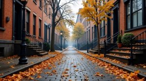 Нейросеть-Поздняя осень в городе клип 5