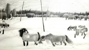 Открытие выставки "Ийэ Сир": к 70-летию графика Алексея Евстафьева