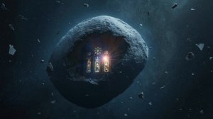 Asteroid Cathedral 🌠 2 Hour Dreamlike Ambience Stained Glass Stars & Pulsar Heart Luminous