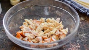 Салат Роза из огурцов