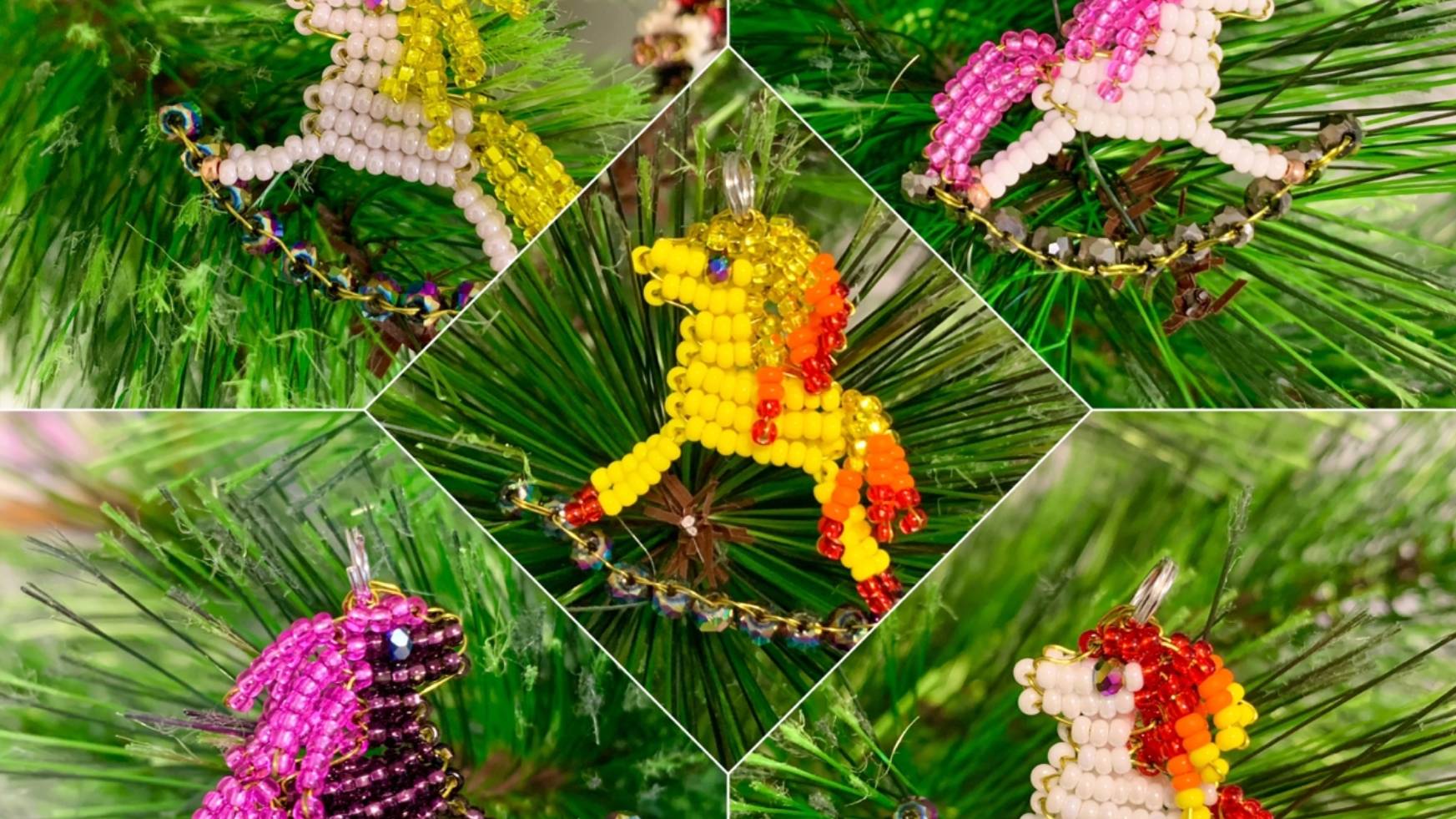 Лошадка из бисера / как сделать лошадку своими руками / лошадка-качалка / бисероплетение /