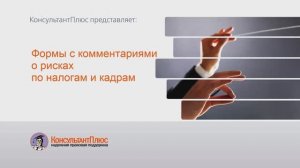 Формы с комментариями о рисках по налогам и кадрам