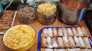 Наготовила !!! Меню на 2 - 3 дня !!! / Delicious menu for 2-3 days!!!