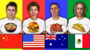 ПРОБУЕМ ЕДУ ВСЕГО МИРА ЧЕЛЛЕНДЖ ! + НОВЫЙ УЧАСТНИК! А4