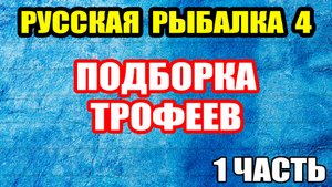 Подборка старых ТРОФЕЕВ. Часть 1 ● Русская Рыбалка 4 | РР4