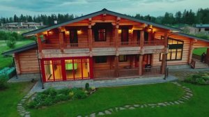 Дом из кедрового лафета "Резиденция". Обзор
