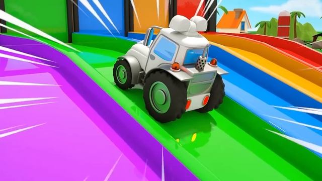 РАЗНОЦВЕТНЫЕ МАШИНКИ МУЛЬТИК ДЛЯ ДЕТЕЙ смотреть онлайн