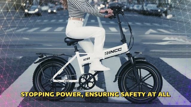 RINCC R200 Electric Bike 750W Powerful Motor 48V 15AH Battery 204 inch all-terrain tire E-bike