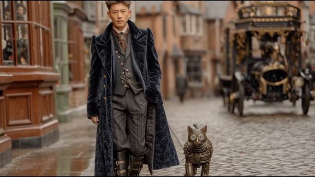 STEAMPUNK MYSTICAL ANIMALS- AI Art Video, Short Film, Futuristic Victorian Steampunk Creatures, 4K смотреть онлайн