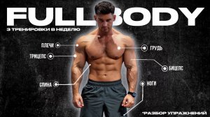 FULL BODY — 3 тренировки в неделю | Лучший план для зала