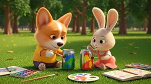 Мультики для детей, собачка и его друзья убирают мусор, мультфильм детям