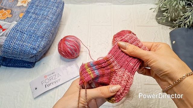 СП "Носочный бум 7" неделя 5 // Носки с нового моточка// Про СП смотреть онлайн