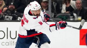 Овечкин забил шайбу в матче "Вашингтон Кэпиталз" против "Миннесоты Уайлд"