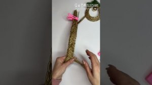 Новогодние подвески из бумажной лозы