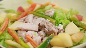 Салат Русская красавица с курицей