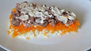 Салат Сырный ломтик на год Крысы