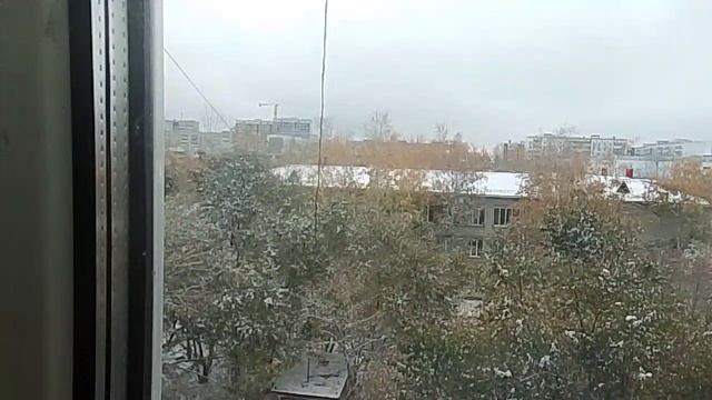 а у вас выпал снег