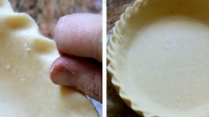 Пирог с персиками под сметаной