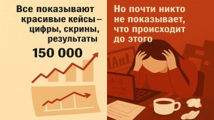 Реалити на 150 000р без красивых цифр, скринов и результатов - настоящий процесс