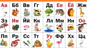 УЧИМ АЛФАВИТ БУКВЫ А-Б-В-Г ОБУЧАЛКИ РАЗВИВАШКИ