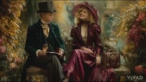 A Tea Party - Curiouser and Curiouser Surrealism Victorian Rococo - AI Short Film