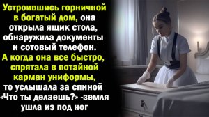 Забрала в богатом доме паспорт ителефон хозяйки, а когда увидела кто стоит за спиной Рассказы