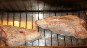 Рулька в коптильне