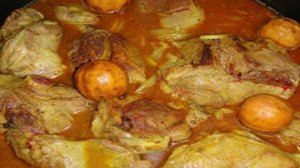 Рагу со шпинатом и горохом