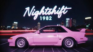Nightshift 1982 – Synthwave Rhythms Beneath Electric Skies