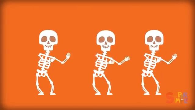 The Skeleton Dance_ Super Simple Songs - английская песня на хэллоуин