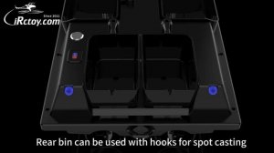 Прикормочный кораблик для рыбалки Flytec V803 Pro GPS Встроенный эхолот