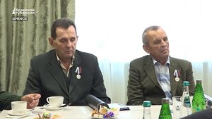 В Брянске вручили медали «Отец солдата» мужчинам, чьи сыновья проявили героизм в зоне СВО