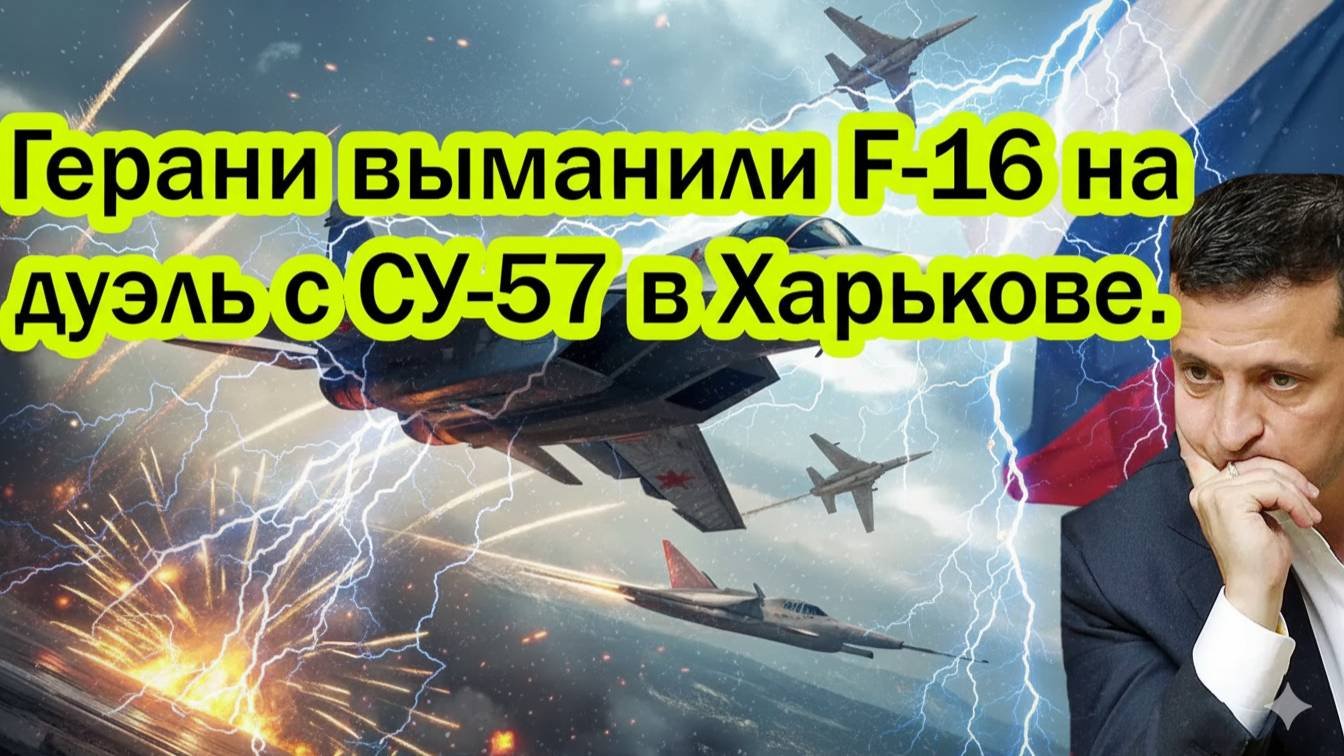 дроны обманки выманили F-16 на дуэль с СУ-57. ДОБУЗИЛСЯ ТРАМП!В Пентагоне шoкиpyющeе безмолвие!