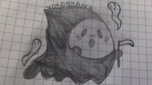 Привет! Рисую Привидение Смерть!  /VOROBYANA/