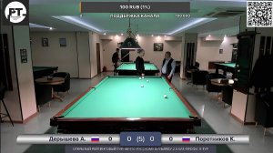 Открытый рейтинговый турнир по русскому бильярду/ОМКА кат/ ПРОФИ