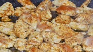 Салат из курицы с апельсинами