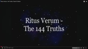 144 истины.Фрэнк О'Коллинс