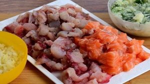 Пирог с рыбой Сахалинский