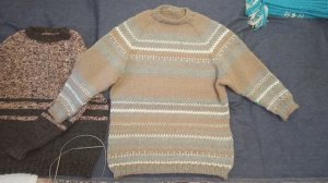 Обзор ."Свитер с орнаментом" (ч.2)