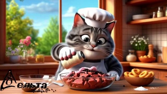 Рецепты от кота-Маркиза. Мясо по бабушкиному рецепту.