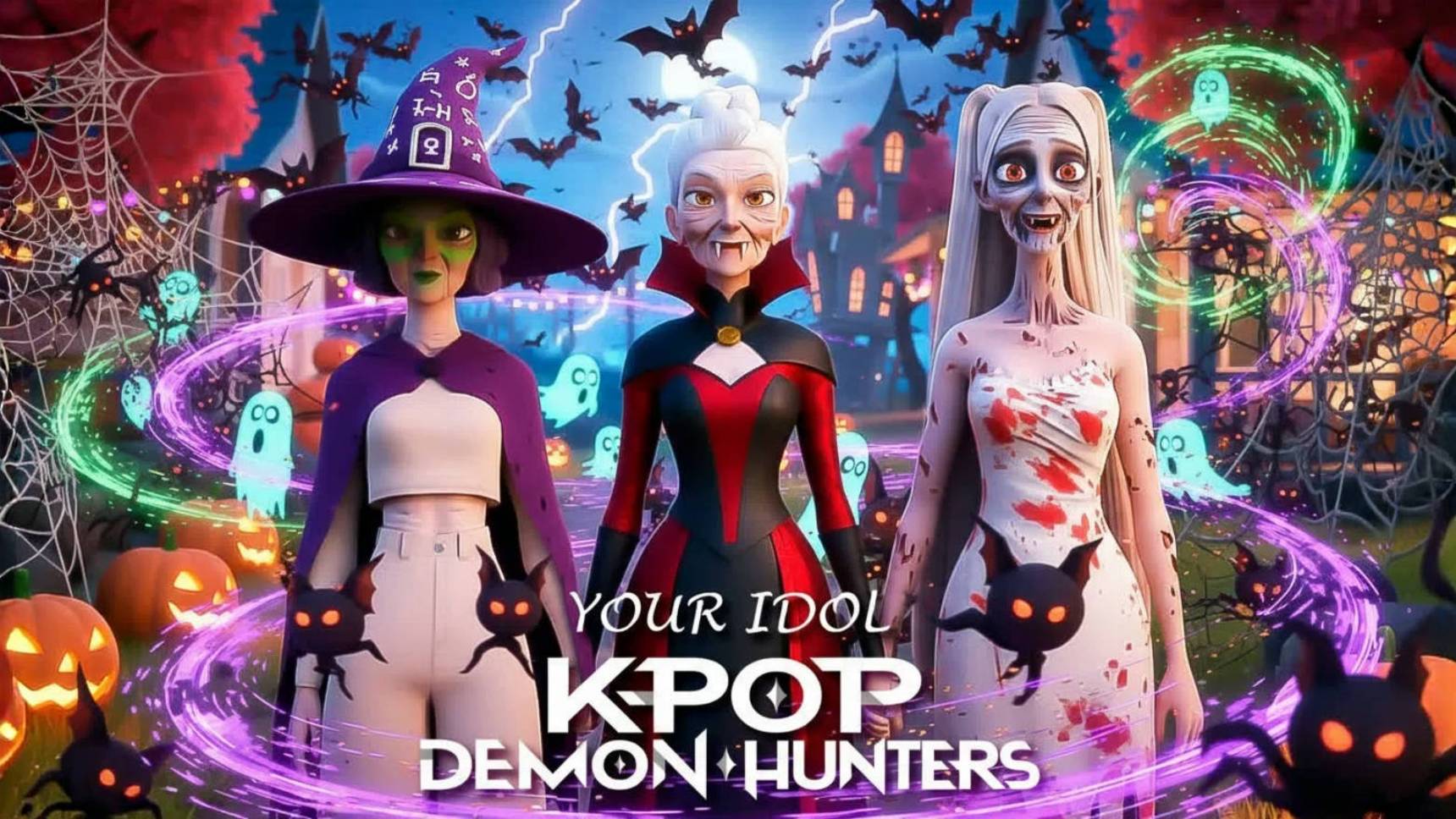 K-Pop Demon Hunters: Your Idol – Сладость или Гадость со Временем🎃 кавер