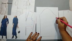 Моделирование. Блуза и юбка-брюки.