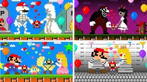 💀👪👳Все эпизоды! Маленький Марио воспитывается в разных семьях!