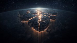 Floating Continent Heartbeat 🌌 2 Hour Cinematic Ambience Fractured Lands & Light Bridges Haunting