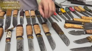 Рекомендую ручную ковку - Вам понравится! Обзор ножей из стали 9ХС по наличию