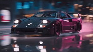 Midnight Turbo ｜ Synthwave Night Drive Mix 2025 — No Vocals, 1.4H Background Music