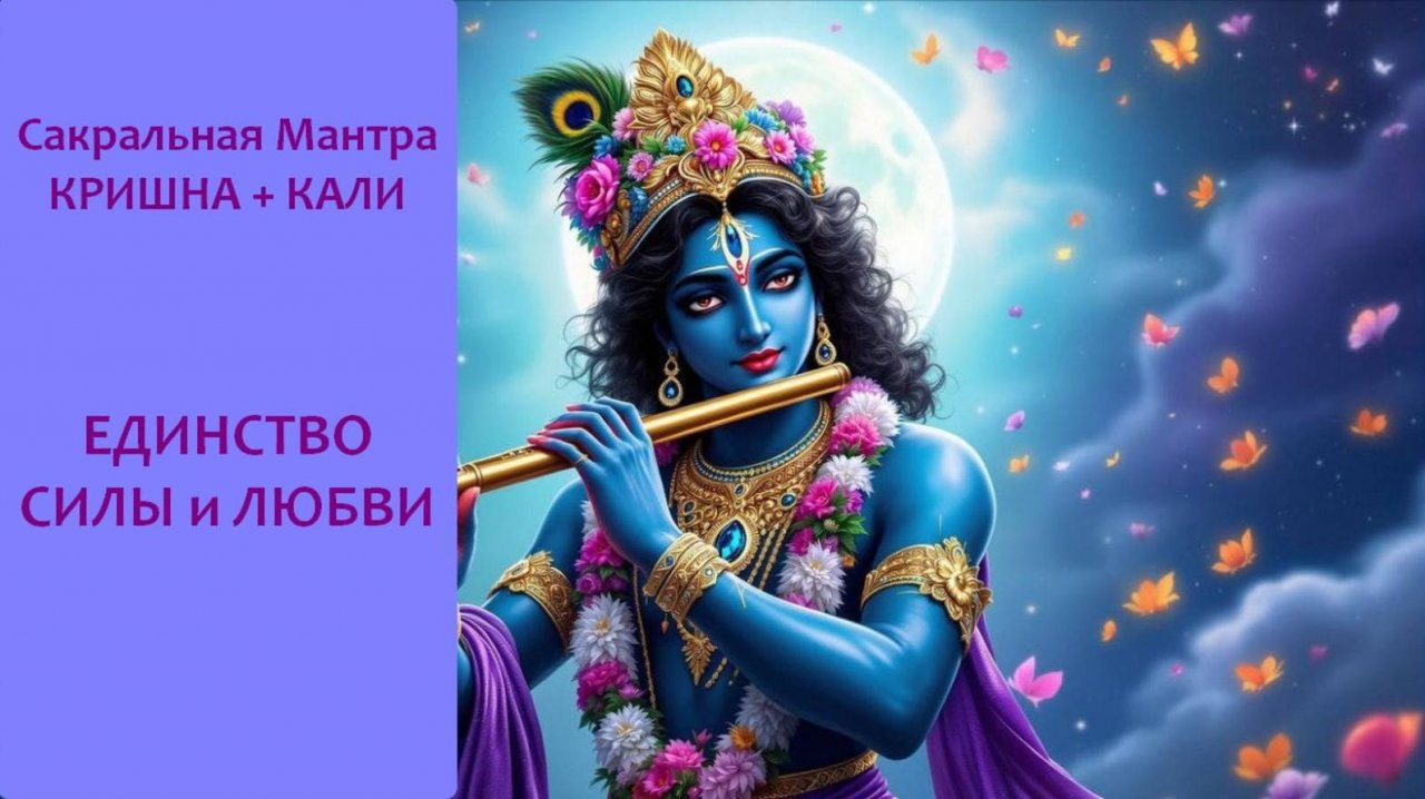 Сакральная Мантра КРИШНА + КАЛИ. ЕДИНСТВО СИЛЫ И ЛЮБВИ