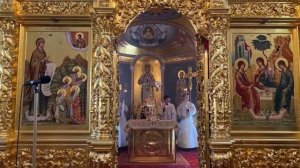 Митрополит Игнатий совершил чин Великого освящения воды в Свято-Троицком кафедральном соборе