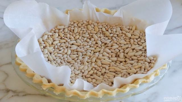 Пирог с ореховой заливкой