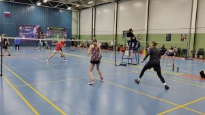 Бадминтон СПб Опен 17.10.25 XDC Куликов/Стеценко - Великосвят/Афанасьева